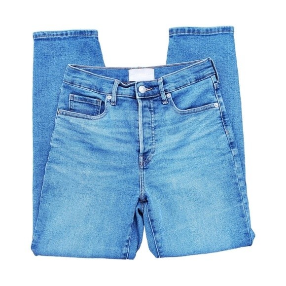 Everlane High-Rise Slim Straight Cigarette Jeans - Picture 5 of 14